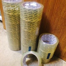 6 Rolls 2" x 110 Yards Carton Sealing Clear Packing Tape Box Shipping - 2 mil