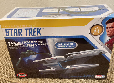 Star Trek USS Grissom NCC-638 & Klingon Bird-Of-Prey 1:1000 Scale Snap Model Kit