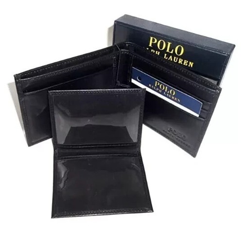RL Polo Big Logo Billfold Wallet Black, RL Wallet, Men Wallet - Picture 3 of 5