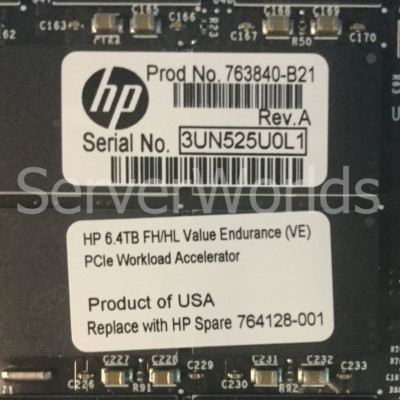 HP 763840-B21 6.4TB FH/HL VE PCIe Workload Accelerator