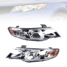 Leftright Set Headlights Halogen For 2010-2013 Kia Forte Forte Koup Ex Lx Sx Leftright Set Headlights Halogen For 2010-2013 Kia Forte Forte Koup Ex Lx Sx