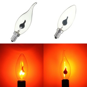E27 E14 Led Flacker Fire Flame Candle Light Bulb Atmosphere Home Decor Lamp Ebay