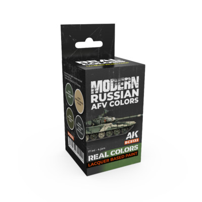 Modern Russian AFV Colors SET - Real Color RCS132 - AK Interactive