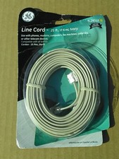 NEW GE 25 ft. Ivory LINE CORD CABLE mod TL26118
