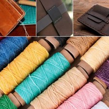 Tool Handicraft Flat Hand Stitching Sewing Line Leather Waxed Thread Cord