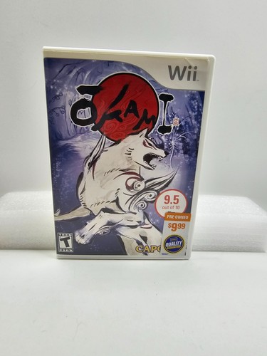 Okami (Nintendo Wii, 2008) Complete & Tested. IGN watermark Error version