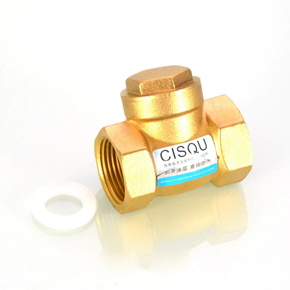 Brass One Way Check Valves Bsp 1/2" 3/4" 1" Male/Female Thread Non Return Valve - Image 4 of 4