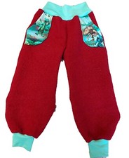 Hose Pumphose Mitwachshose Winterhose Wollwalk Kinder Handmade 