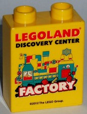 Fehldruck LEGO LEGOLAND Sammelstein FACTORY 2012 DISCOVERY CENTER misprint #27