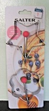 Salter Stainless Steel Pancake Moulds Folding Handle Star Flower Eggs Cookies