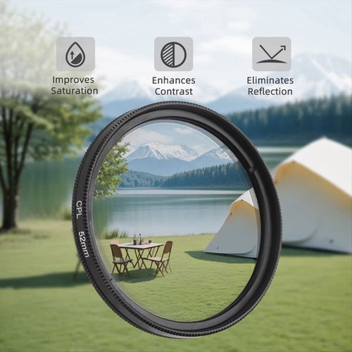 High-definition CPL Filter with Clip Cpl Polarizing Lens Water Surfaces - Picture 7 of 12