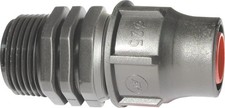 PP Fitting System Lock f&uuml;r PE Rohr PN4 16 20 25 mm Verschraubung mit AG