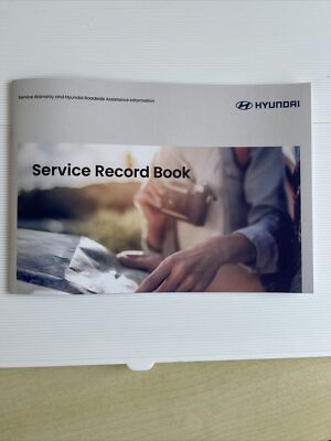 Hyundai Scheckheft - Handbuch leer für alle Modelle bis 2022.