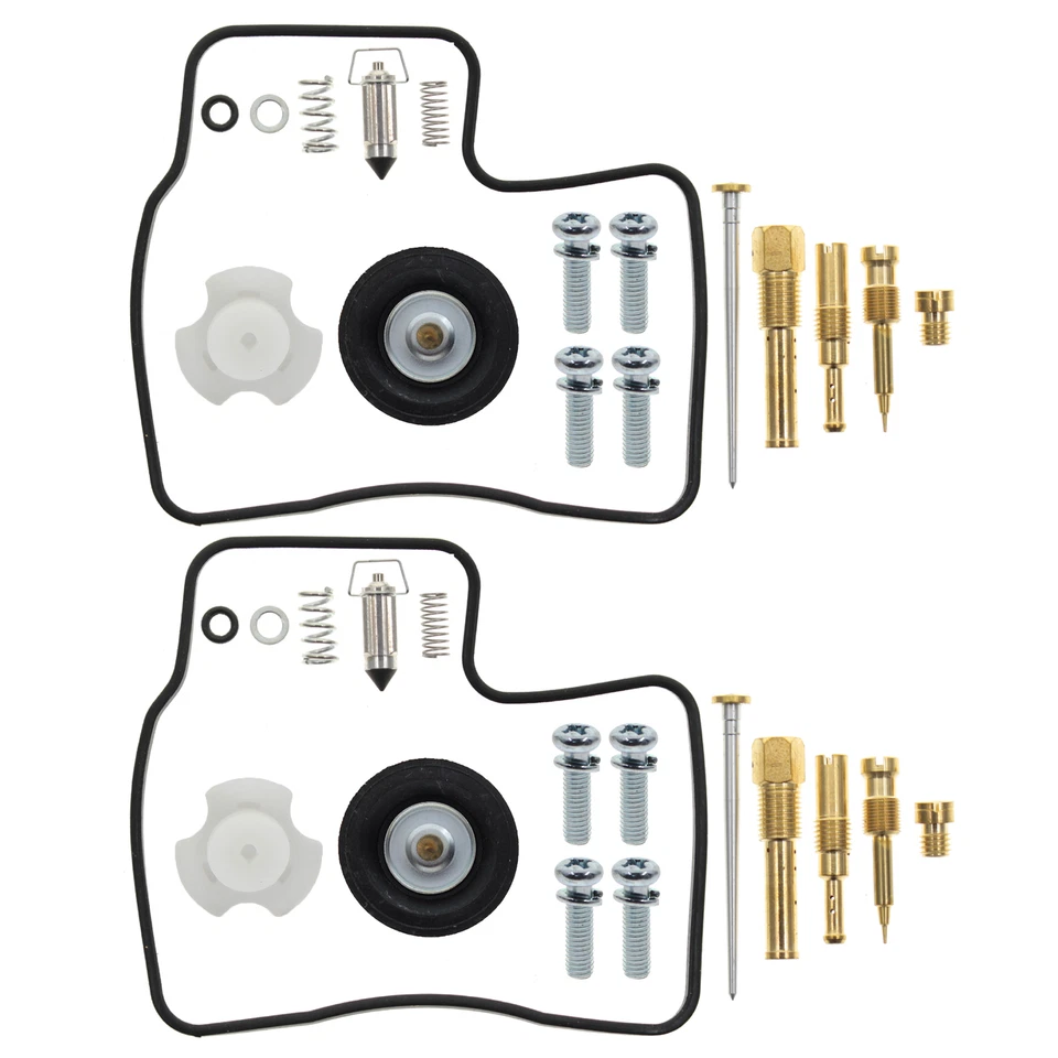 Juego de 2 Kit de Reconstrucción de Reparación de Carburador Émbolo de Diafragma con Aguja para Yamaha Suzuki Foto 4 de 4