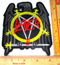 Slayer patch vintage collectible old rock band concert music memorabilia