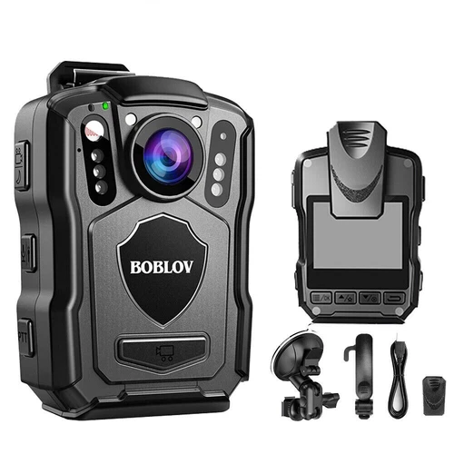 BOBLOV 2k Body Mounted Camera with Audio GPS Video Police Camcorder 128GB Guard - Picture 9 of 9
