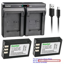 Kastar Battery Slim USB Charger for Fujifilm NP-140 NP140 FNP-140 FNP140 Battery