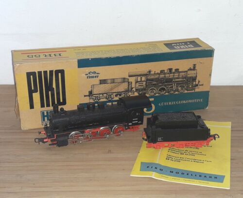 Piko 1/87 HO GDR 5/6302 Steam Locomotive Br 55 3784 Boxed  (B) - Picture 1 of 10