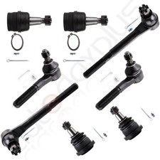 8pcs Suspension Ball Joint Tie Rod Kit For 1994-1999 Dodge Ram 1500 2wdrwd Only
