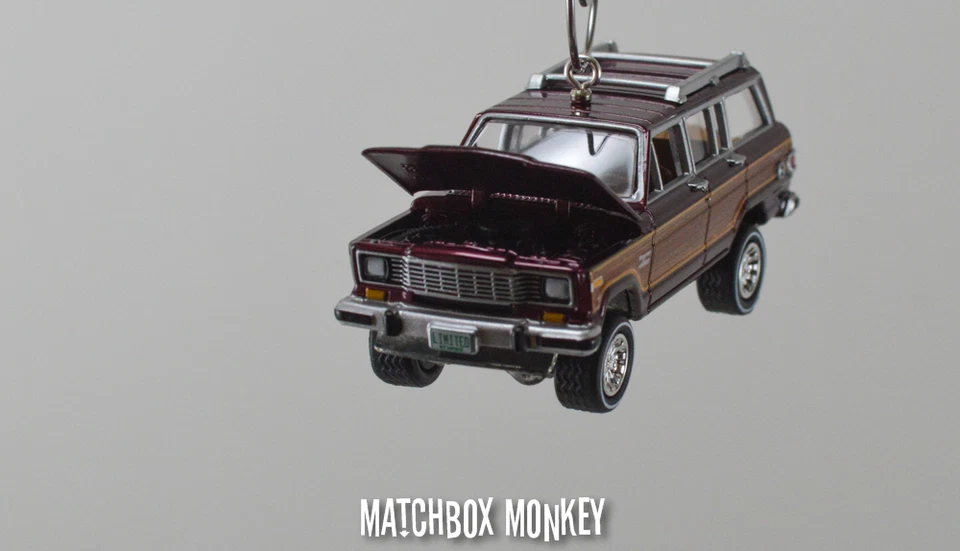 Estilo Vintage 1981 Personalizado AMC Jeep Wagoneer Limited 4x4 Adorno de Navidad 1/64 Foto 4 de 4