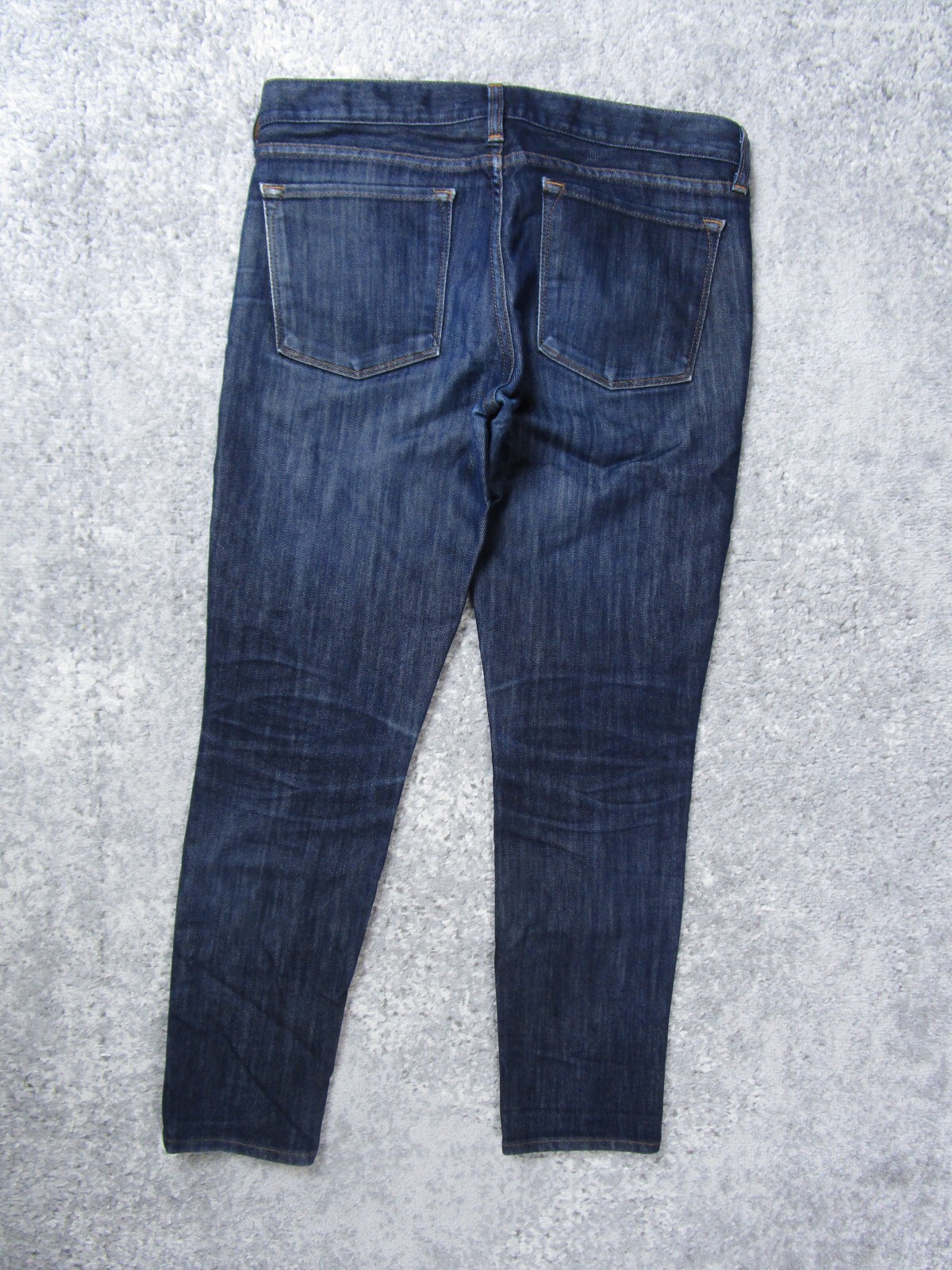 Jeans Womens 30 Toothpick Ankle Blue Denim Pants Dark Pants