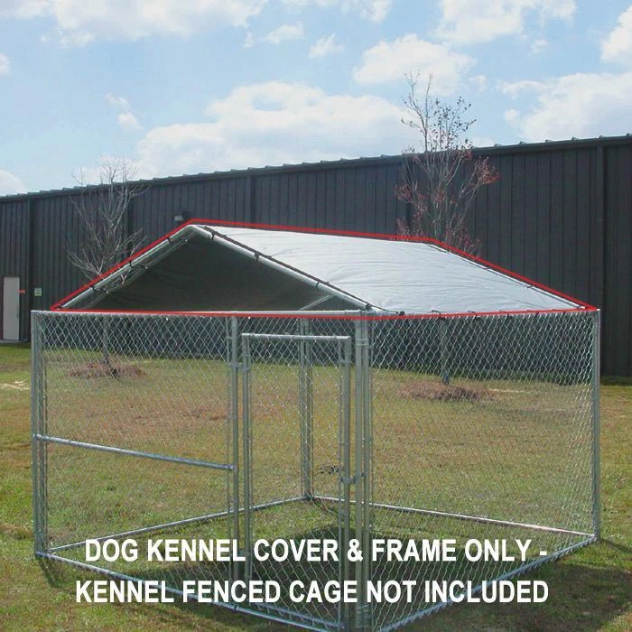 King Canopy Kennel Cover 10 Feet by 10 Feet 1 3 8 Inch Steel