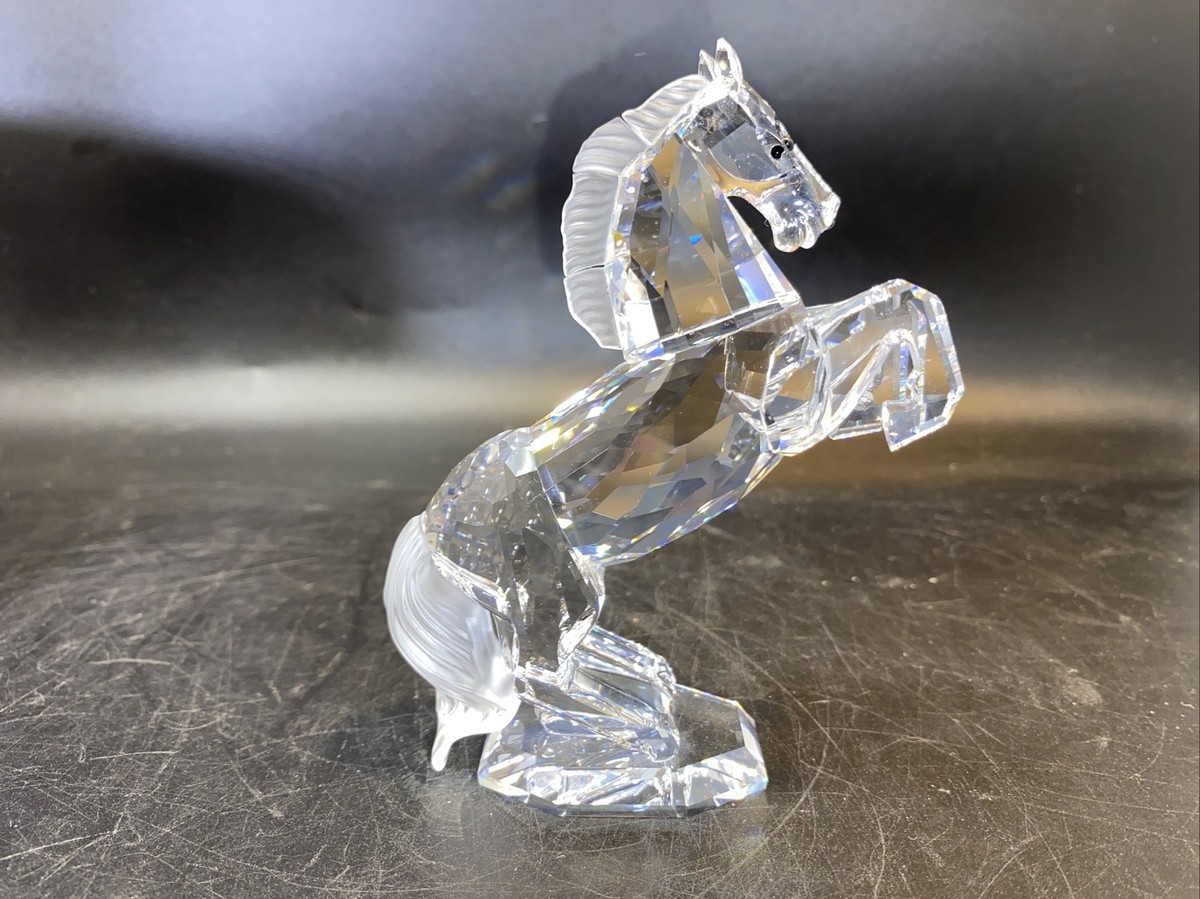 VINTAGE 1992 SWAROVSKI CRYSTAL REARING STALLION HORSE 7612