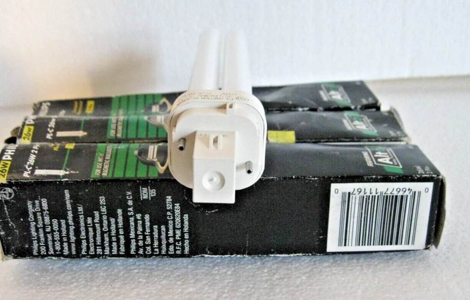 Philips PL-C 26W/841/2P 26W 2 Pin G24d-3 CFL Bulb Double Tube Fluorescent Lamp - Image 4 of 4