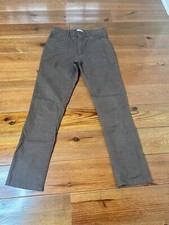 Class Club Boy s Brown Dress Pants Kid s Youth Modern Fit 14 EUC