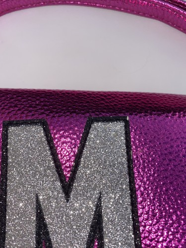 Girls Justice Pink Sequin Initial M Purse - Picture 4 of 4