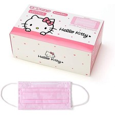 Sanrio Hello Kitty Official Non-woven Adult Face Mask 30pcs in Box Japan F/S