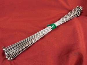 Vintage Swiss DT Champion 36 x 295 mm x 2.0 mm / 14 gauge Stainless Steel Spokes