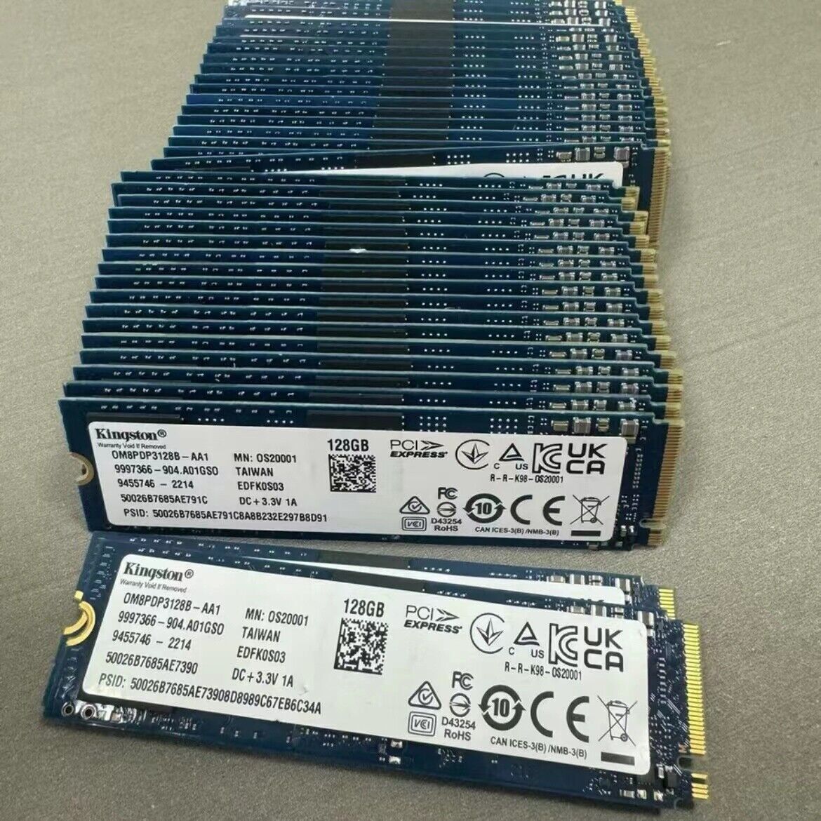 128GB M.2 SSD 0M8PDP3128B-AA1 PCIE3.0 NVMe MN:OS20001 EDFKOS03
