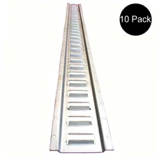 (10) 12 Gauge Galvanized Steel E Track Tie-Down Rail System for Truck/Trailer