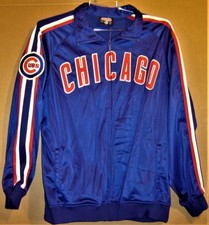CHICAGO CUBS Blue Zipper JACKET PLAYOFF T-SHIRT w/2007 NL CENTRAL CHAMPS CAP