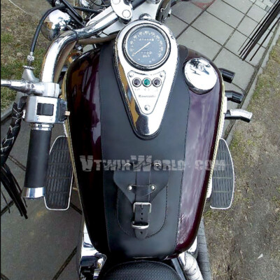 P) KAWASAKI VULCAN VN 800 EN 500 LEATHER TANK Cover