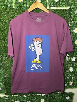Palace Skateboard Piffy Smoke Shirt Wine Streetwear Hype Large RARE