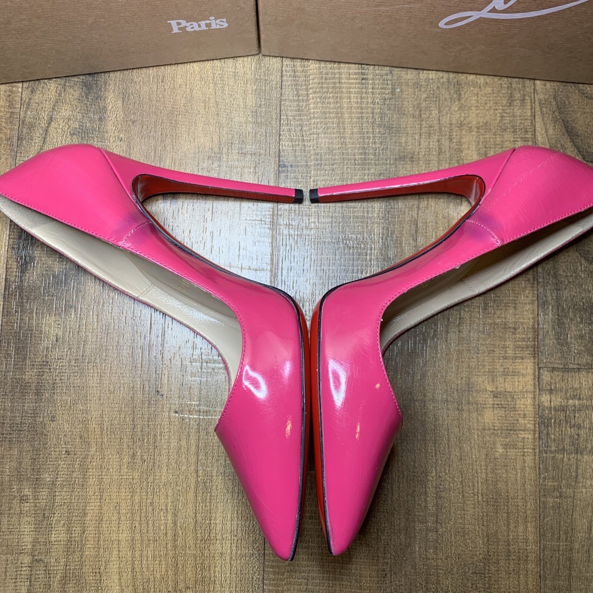 Christian Louboutin So Kate 120 Chic Patent Fuxia 7013 Pump Heel