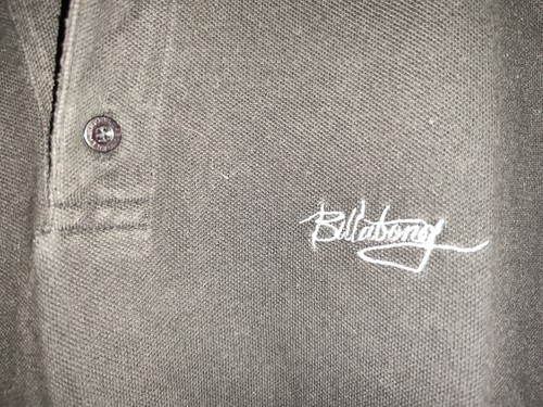 Vintage Billabong Mens black cotton collared T-shirt size XL - Picture 4 of 9