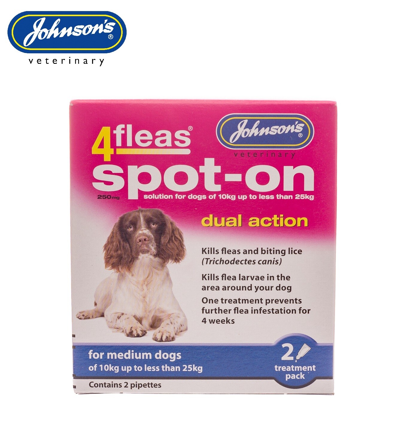 Johnson's 4Fleas Spot-On for Medium Dogs - Image 4