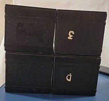 4 Kodak 4x5 Hard Rubber Developing Tanks NO LIDS Estate Find