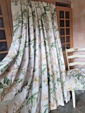 Beautiful Colefax & Fowler 'Imogen' Floral Linen Bespoke Interlined Curtains