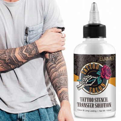 Tattoo Schablonen Transfer Gel Creme Abzugsflüssigkeit Stencil Solution