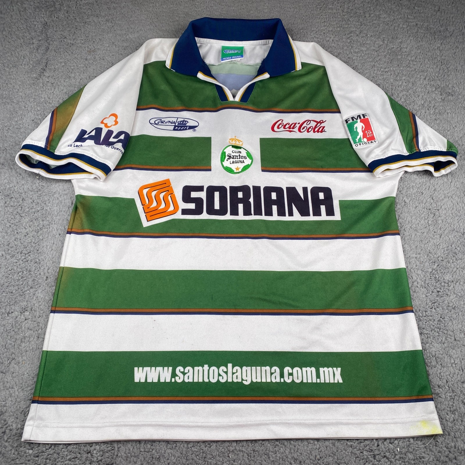 Vintage Santos Laguna 2000/01 Jersey Mens XL  Corona Sport Jared Borgetti #58