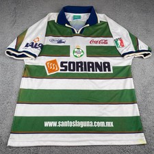 Camiseta deportiva vintage Santos Laguna 2000/01 para hombre XL Corona Sport Jared Borgetti #58
