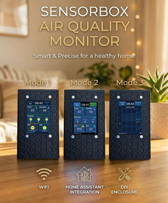 #ad Smart Air Quality Monitor: WiFi CO2 CO Formaldehyde PM2.5 VOC Home Assistant $229.95