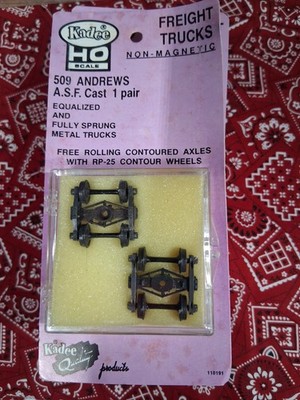 Kadee #509 Andrews Trucks HO Scale 6 Packs Lot New