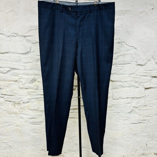 Cremieux Blue Glen Plaid Suit Loro Piana Super 130’s Fabric 42 Reg 36x30 Pants - Picture 13 of 18