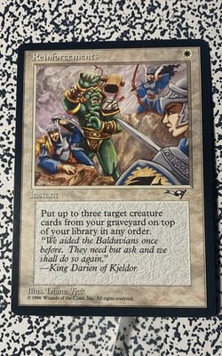 Vintage Magic: The Gathering (mtg) Reinforcements (orc)-Alliances -Regular