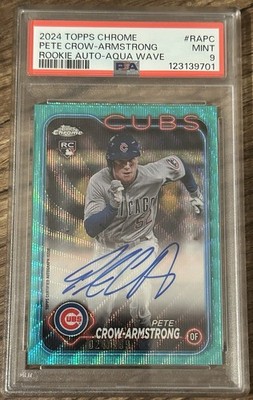 Pete crow armstrong 直筆サインボール JSA認証付き PCA 2024 Topps Transcendent PCA Pete Crow-Armstrong Rookie RC On